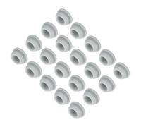 QUARKZMAN 30Pcs Cache Trou Meuble Bouchon Silicone 11mm Diamètre de Montage Gris Largeur de Rainure Étroite 2mm Joint de Panneau Rond pour Cloisons de Cuisine, Couvercle d'Étanchéité