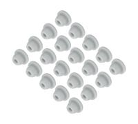 QUARKZMAN 30Pcs Cache Trou Meuble Bouchon Silicone 5.5mm Diamètre de Montage Gris Largeur de Rainure Étroite 1.5mm Joint de Panneau Rond pour Cloisons de Cuisine, Couvercle d'Étanchéité