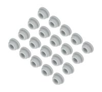 QUARKZMAN 30Pcs Cache Trou Meuble Bouchon Silicone 9mm Diamètre de Montage Gris Largeur de Rainure Étroite 2mm Joint de Panneau Rond pour Cloisons de Cuisine, Couvercle d'Étanchéité