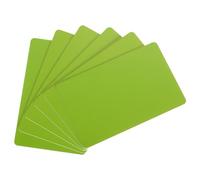 QUARKZMAN 30Pcs Cartes PVC Vierges Couleur, CR80 30 Mil Cartes Plastiques Vierges Carte ID Étanche Pour ID Badge, Cartes De Crédit, Badges D'identification, Imprimante, Vert
