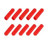 QUARKZMAN 30Pcs Embouts Thermorétractables 8mm ID x 35mm L Ratio 3:1 Rouge