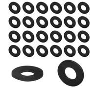 QUARKZMAN 30pcs Entretoises en Caoutchouc, Rondelles Caoutchouc Anti-Vibration Épaisses Amortisseur Coussins pour Accessoires Maison Voiture Réparation, 27mm OD x 13mm ID x 3mm Hauteur