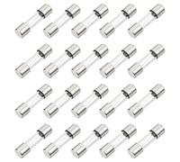 QUARKZMAN 30Pcs Fusible en Verre à Action Rapide 7A 125V 5x20mm Fusibles en Tube de Verre à Action Rapide pour Carte PCB Appareils Électroniques Appareils Électroménagers éclairage