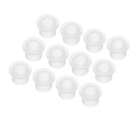QUARKZMAN 30Pcs Passe-Câble En Caoutchouc En Forme De T Dia 6mm ID 4mm H 6mm Transparent Protection D'Étanchéité Passe-Câbles Flexibles Pour Tuyau De Câble