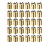 QUARKZMAN 30pcs Plongeurs À Ressort À Bille 5x6mm En Laiton Perles De Positionnement De Précision Plongeurs À Ressort À Bille Verrou Porte Armoire Dispositifs Mécaniques Serres Meubles