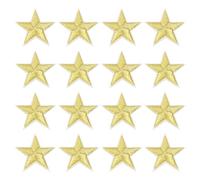 QUARKZMAN 32 Pcs Étoile Fer À Repasser/Coudre Sur Patches Brodés Appliques Brodées Décoratives Patches De Réparation Pour Veste Denim Collection Vêtements Robe Chapeaux Jeans DIY Accessoire,