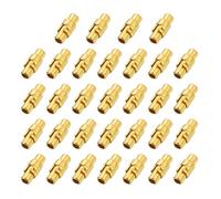 QUARKZMAN 32 Pcs Fermoirs Magnétiques, coque Fin Cordon En Cuir 3mm /0.12 Pouce Fermoirs Magnétiques Pour Bracelets Et Fermetures Pour Fabrication joyaux DIY, Or Clair
