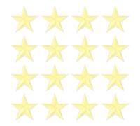 QUARKZMAN 32 Pcs toiles En Fer/Coudre Des Patchs Brods Appliques Brodes Dcoratifs Patchs De Rparation Pour Veste Denim Collection Vtements Robe Chapeaux Jeans Accessoires DIY, Jaune Clair