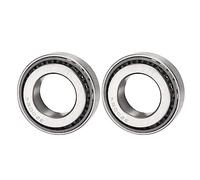 QUARKZMAN 32005X Conique Rouleau Roulement x 2PCS Chrome Acier Cône et Tasse Ensemble pour Jardin Machines et Automobile, [25mm x 47mm x 15mm]