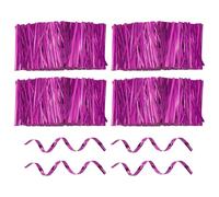 QUARKZMAN 3200pcs Sac Attaches Twist 3" Reutilisables Métalliques Attaches Twist Fil Attaches Câble Attaches Plastique Sac Scelleurs Pour Party Pain Bonbon Gâteau Fournitures Cadeau, Rose