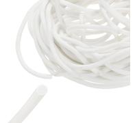 QUARKZMAN 32Ft Tige De Soutien, 0.12 Pouce D'Épaisseur Mousse En Caoutchouc De Silicone Économiseur De Calfeutrage, Joint D'Étanchéité Pour Sceller Les Intervalles De Béton, Blanc