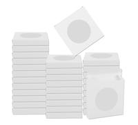 QUARKZMAN 32Pcs Boîtes D'Emballage Pour Savon 3.5 x 3.5 x 0.6 Pouces Boîte Kraft Pour Savon Mini Boîte Cadeau Pour Présent Pour Pâtisserie Bonbons Emballage Bijoux Présentation (Blanc)