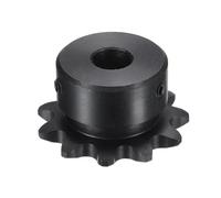 QUARKZMAN #35 Pignon De Chaîne Type B, Alésage 3/8" 11 Dents Simple Brin, Acier Au Carbone, Rainure De Clé Avec Vis De Blocage