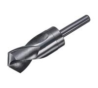 QUARKZMAN 35mm 1/2" Foret Hélicoïdal, Tige Réduite 9341 Acier Rapide HSS Twist Nitrure Noir 135°, Mèche à Creuser pour Métal Dur Acier Alliage Aluminium Bois Plastique à Haute Dureté