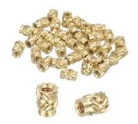 QUARKZMAN 36 Pièces D'Insert Fileté, Insert En Laiton M3 À Fixation Thermique Pour Impression 3D Et Matière Plastique Écrous Femelles Moletés Pour Produits Électroniques, M3x5x6.5mm