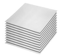 QUARKZMAN 36000 Pièces Miroirs Autocollants en Mosaïque, Mini Carreaux de Acrylique Carrés de 5 x 5 mm pour La Fabrication de Décorations Artisanales de Boule Disco, Argent