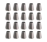QUARKZMAN 36pcs Alliage Cloche Fin Bouchons, 12,5 mm x 10 mm Cordon Extrémités Verrouillage Bascule Bouchonuchon Fin Bouchon Corde Attaches pour Vêtements Sac Dos Cordon, Métallique Noir