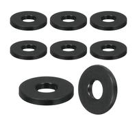 QUARKZMAN 36Pcs Rondelle Caoutchouc 25 mm OD x 10 mm ID x 3 mm Épaisseur Entretoise Plastique Plates Anti-Vibrations Rond pour Machines Industrielles Domestiques