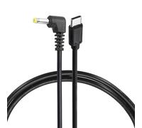 QUARKZMAN 36W PD Trigger Cable, 12V 3A 4.0x1.7mm Type-C Right Angle Power Cord 0.97m/3.2ft USB C to DC PD Power Fast Charging Cable pour Portable Monitor, Security Camera