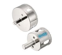 QUARKZMAN 38mm, 75mm Trépan Diamanté pour Verre Céramique Carrelage Marbre Roche Porcelaine 2pcs