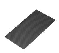 QUARKZMAN 3K Plaque Panneau Feuille Fibre De Carbone, 100 x 250 x 2.5mm Plaque Planche Fibre De Carbone Panneau Tissage Sergé Mat Flexible pour RC Aircraft, Model Car, Auto Parts