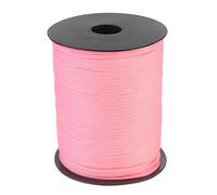 QUARKZMAN 3mm Corde Tressée en Polypropylène, 100M Corde en Nylon Creuse pour Corde à Linge, Camping, Randonnée, Extérieur, Rose