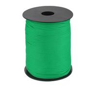 QUARKZMAN 3mm Corde Tressée en Polypropylène, 100M Corde en Nylon Creuse pour Corde à Linge, Camping, Randonnée, Extérieur, Vert Foncé