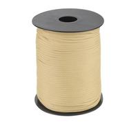 QUARKZMAN 3mm Corde Tressée en Polypropylène, 100M Corde en Nylon Creuse pour Corde à Linge, Camping, Randonnée, Extérieur, Kaki