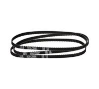 QUARKZMAN 3Pcs 210XL 037 Courroie de synchronisation 105 dents Courroie dentée noire en caoutchouc cranté, largeur 10mm, pas 5.08mm, Courroie de synchronisation pour imprimante 3D