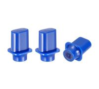 QUARKZMAN 3Pcs 3 Way 5 Way Guitar Toggle Switch Tip, Pastique Cross-Slot Push-in Toggle Pickup Switch Knob Tip Pour SQ ST TL Electric Guitar Replacement Parts, Blue