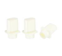 QUARKZMAN 3Pcs 3 Way 5 Way Guitar Toggle Switch Tip, Plastic Cross-Slot Push-in Toggle Pickup Switch Knob Tip Pour SQ ST TL Electric Guitar Replacement Parts, Beige
