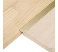 QUARKZMAN 3Pcs 4ft x 0.79" Profilés De Transition En T Bronze Brossé | Pour Sol, Bords En Alliage D'Aluminium, Pour Remplir Les Interstices Entre Lames De Parquet Carrelage Et Sols En Vinyle