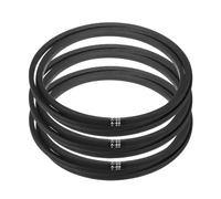 QUARKZMAN 3pcs A89 ou 4L910 Courroie Trapézoïdale Classique Enveloppée de Caoutchouc, Circonférence Intérieure 89" (2261mm), Profil A