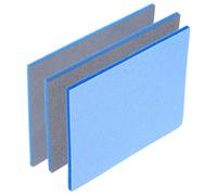 QUARKZMAN 3pcs Bloc Éponge À Poncer Set, 500-600/800-1000/1800-2000 Grain Éponge À Poncer Pad Mousse Douce Humide Sèche Bloc Ponçage Pour Model Metal Wood Furniture Polishing