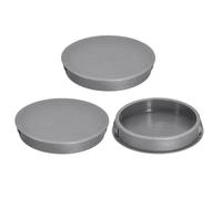 QUARKZMAN 3Pcs Bouchon de Trou en Nylon, 59.5-60mm Diamètre de Trou Bouchon d'étanchéité Rond Souple et Flexible de Verrouillage Bouchons en Caoutchouc pour Bouteilles, Tuyaux, Cuisine, Gris
