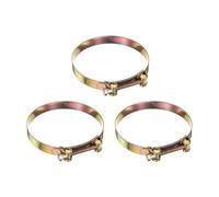 QUARKZMAN 3Pcs Collier À Bride En T 29-31mm (1.14-1.22") En Acier Carbone Galvanisé Réglable Pour Conduites De Radiateur Pour Plomberie Automobile Et Tuyaux Industriels
