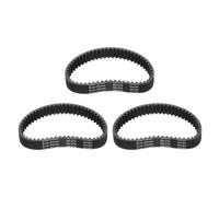 QUARKZMAN 3pcs Courroie crantée HTD-5M en caoutchouc 54 dents, longueur de pas 270mm x largeur 15mm x hauteur 3.6mm, courroie synchrone à boucle fermée