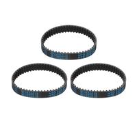 QUARKZMAN 3pcs Courroie de Distribution 51 Dents pour Poulie Imprimantes 3D | Caoutchouc HTD-5M, Courroies d'Entraînement Synchrone à Boucle Fermée, 255x15x3.6mm, Longueur x Largeur x Hauteur