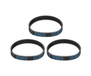 QUARKZMAN 3pcs Courroie de Distribution 51 Dents pour Poulie Imprimantes 3D | Caoutchouc HTD-5M, Courroies d'Entraînement Synchrone à Boucle Fermée, 255x15x3.6mm, Longueur x Largeur x Hauteur