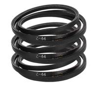 QUARKZMAN 3pcs Courroie Trapézoïdale à Boucle Fermé Z-44, Circonférence Intérieur 1120mm Largeur 10mm Épaisseur 6mm, Courroie d'Entraînement Industrielle Caoutchouc pour Système Transmission