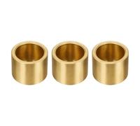 QUARKZMAN 3Pcs Douilles À Roulement, 25mm Alésage x 32mm OD x 25mm Longueur, Coussins Auto-Lubrifiants En Bronze Fritté