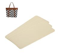 QUARKZMAN 3pcs Forme De Base en Feutre, 10.83x4.33 Insert De Fond De Sac Forme De Base Coussinet Feutre Fibre Chimique Doublure De Sac pour Handbag Tote Bag Backpack, Beige