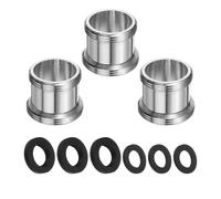 QUARKZMAN 3Pcs Kit Adaptateur Robinet, Mâle 0.78in Vers Mâle 0.85in Évier Cuisine Acier Inoxydable Adaptateur Aérateur Pour Connecter Tuyau Arrosage, Filtre Eau