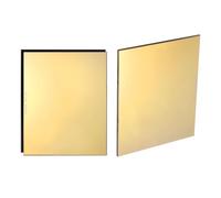 QUARKZMAN 3pcs Lentilles De Soudage 4.33" x 3.54" Teinte 13 Verre De Remplacement Lentilles De Soudage Plaques D'assombrissement pour Masque De Soudage, Verre Filtre Revêtu d'or