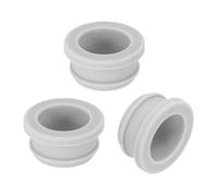 QUARKZMAN 3Pcs Passe-Fils En Caoutchouc 26mm Pour Trou Percé, 21mm ID Passe-Fils Chapeau En Silicone Bouchon De Trou Joint Protection Des Fils Pour Câblage Automobile, Gris