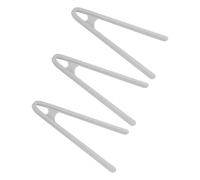 QUARKZMAN 3Pcs Pinces Miniatures En Silicone, 14cm Pinces À Toast Résistantes À La Chaleur Ustensile De Cuisine Pince À Aliments Anti-Dérapante Pour Grille-Pain Salade Glaçons Fruits Gris