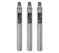QUARKZMAN 3Pcs Poinçon pour Trou en Cuir 6,5mm Poinçon Rond Droit pour Fixation de Bouton Pression pour Artisanat du Cuir Vêtements Sac à Main Tissu Rideau