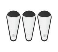 QUARKZMAN 3Pcs Porte-Ciseaux Magnétiques, AVEC Trous de Drainage pour L'Organisation Du Réfrigérateur de Cuisine, Blanc Noir
