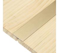 QUARKZMAN 3Pcs Profils De Transition En T, 0.9m x 30mm (L x W) Bande De Division Plane En Alliage D'Aluminium Pour Revêtement De Sol Vinyle, Bords De Finition Pour Interstices De Sol Et