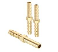 QUARKZMAN 3pcs Raccord En Laiton 1/4" Pour Tuyau Souple Jonction Metalique Pour 3D Printing, Air Compressor, CNC Machine, Dies
